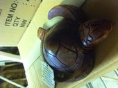 BEAUTIFUL 6" Hawaiian Sea Turtle Carving. Oceanic Art.  Hawaii Gifts with Aloha...