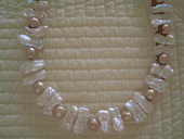 Beautiful Pearl Necklace with Magnetic clasp
