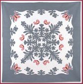 BUTTERFLY Hand Quilted Bedspread. Hand Stiched Hawaiian Quilt. Tropical Bedroom Decor