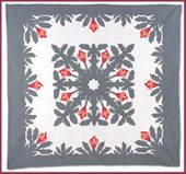 CALALILY Hand Quilted Bedspread. Hand Stiched Hawaiian Quilt. Tropical Bedroom Decor