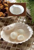 CAPIZ SHELL BOWL -  Natural Finish - Tropical Table Accents - Hawaiian Gifts with Aloha...