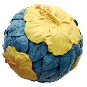 Christmas Ball Ornament - Hibiscus Blue (30137)
