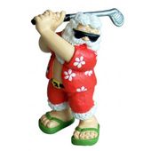 Christmas Ornament / Poly Resin - Santa Golfing1