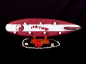 Classic Short board Surfboard Wall Hanger. Hawaiian Surf Decor