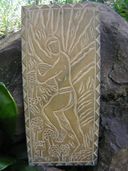 CLIMB TO SAFETY - King Kamehameha - Storyboard of Hawaii. Wooden Relief Hawaiiana Sign. Nostalgia Hawaiian Wood Sign Art