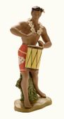 DRUMMER BOY. Gill Fine Porcelain Statues. Hawaiian Gifts with Aloha...