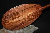 Exquisite AAA grade Curly Koa Paddle Straight Shaft. Corporate Gifts