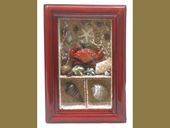 FRAMED SEA COLLAGE - COASTAL DECOR Hawaiian Tropical Wall Decor. 