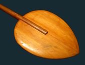 Hand Carved Classic Koa Tiki Paddle. Hawaiian Outrigger Canoe Wood Paddle. Tropical Home Decor. Nautical Theme Decoration
