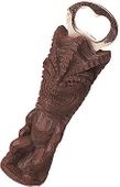 Happy Tiki Bottle Opener. Hawaiian tiki bar accents. Exotic Tiki Bar accessories. Tropical Table ware