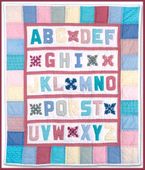 Hawaiian ABC BABY QUILT. Infant Crib Bedding Blanket Nursery Decor Wall Hanging.