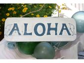 Hawaiian ALOHA Welcome Sign - Nautical / Coastal Decor - Tiki Decorations - Gifts with Aloha...