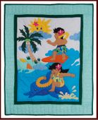 HAWAIIAN BABY BLANKETS  (click here to see all...)