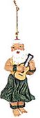 Hawaiian Christmas tree Ornaments. Santa with Ukulele. Holiday Gifts with ALOHA...
