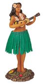 HAWAIIAN Hula Girl DASHBOARD DOLL SHAKER. Dashboard Bobble Doll.