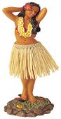 HAWAIIAN Hula Girl Dashboard Doll Shaker. Tropical Island Bobble Nodder Dolls. Appeared in "Cellular"...