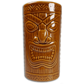 HAWAIIAN VINTAGE LUCKY Tiki Mug. Collectible Ceramic tiki bowl.