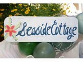 Hawaiian SEASIDE COTTAGE Welcome Sign - Nautical / Coastal Decor - Tiki Decorations - Gifts with Aloha...