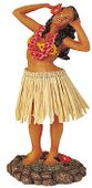 HAWAIIAN Singing Hula Girl. Dashboard Doll Shaker. Tropical Island Bobble Nodder Dolls.