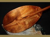 Hawaiian  Solid KOA Wood Nautical Paddle. Hand Carved in Hawaii.  T handle.