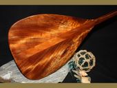 50" Hawaiian Premium Solid Curly KOA WOOD "Racing Canoe" Paddle. 