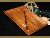 Hawaiian Sushi Appetizer Serving Tray with Chopsticks. 