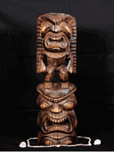 HAWAIIAN STYLE TIKI STATUES AND TOTEMS (click here to see all...)