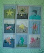 HAWAIIAN  Under Water Sea Creatures/Animals Baby Quilt, Infant tropical bedding, Island theme nursery wall hanging