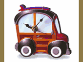 HAWAIIAN WALL CLOCKS (click here to see all...)