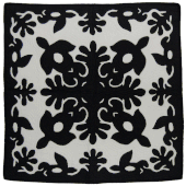 HONU  - SEA TURTLE Classic Quilted Wall Hanging. Hand Made Traditional Hawaiian Quilt. Tropical Island Wall Decor