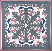 HUKILAU Hand Quilted Bedspread. Hand Stiched Hawaiian Quilt. Tropical Bedroom Decor