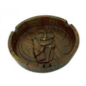 KIMO Hapa Wood Ashtray. Tropical Table Decor. Hawaii Gifts with aloha...