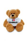 I LOVE HAWAII ALOHA BEAR PLUSH TOY. Tropical Soft Child Toy. Super Soft Stuffed Animals. HAWAIIAN Gift idea with MUCH ALOHA!