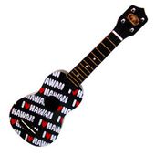 I LOVE HAWAII Hand Painted Vintage Style Hawaiian Wooden Ukulele. Hawaiian Luau Supplies