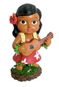 KEIKI with Ukulele - Collectible Dancing Bobble Head Shaker. Classic Dashboard Doll.
