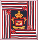 KU'U HAE ALOHA Hand Quilted Bedspread. Hand Stiched Hawaiian Quilt. Tropical Bedroom Decor