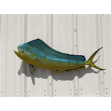 Tropical Fish Wall Art - Hand-Painted Set Of 8 Replica Sculpture Décor Plaques