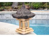 Bali Style Outdoor Lamp  - Tropical Tiki Lantern Light
