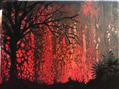 "Lava Fountains" 8 x 10 Print on Metallic Paper