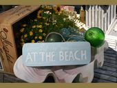 LIFE IS GOOD! AT THE BEACH Hawaiian Welcome Sign - Nautical / Coastal Decor - Tiki Decorations - Gifts with Aloha...