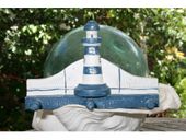 LIGHTHOUSE Wall / Key Hanger. Available in  Red, Yellow or Blue Coastal Colors - Nautical Decor