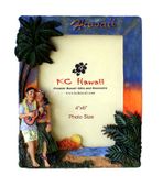 Lovers Stroll (4 x 6) Photo Frame. Island Insipred Tropical Decor