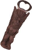 Money Tiki Bottle Opener. Hawaiian tiki bar accents. Exotic Tiki Bar accessories. Tropical Table ware