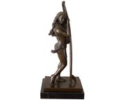 NEW! 2013 Edition Kim Taylor Reese BRONZE Hawaiian Moe Kahakai  Dancing Girl Hula Statue. Kim Taylor Reese Hawaiian Art. Bronze Color Hawaiiana Dancing Sculpture. Oceanic Art
