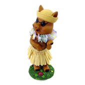 HULA PIG  Dashboard Doll. 