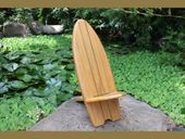 NEW! Hawaiian Surf Board Tiki Chair. Two Stringer Design. Indoor/ Outdoor.