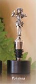 NEW! !! Kim Taylor Reese POHAKEA Dancing Hula Girl Wine Stoppper. Hawaiian Wine and Bar Accessories. 