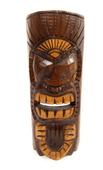 12" KUKA Chief Tiki Mask - Hand Carved Wood - Hawaiian Gifts