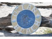 OCEAN BEACH Nostalgia Welcome Sign - Weathered Nautical Sign - Coastal / Beach Decor - Gifts with Aloha...