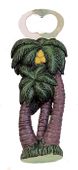 PALM TREE Bottle Opener. Hawaiian tiki bar accents. Exotic Tiki Bar accessories. Tropical Table ware